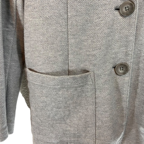 Coldwater Creek Textured Cotton Blend Blazer - Picture 3 of 5